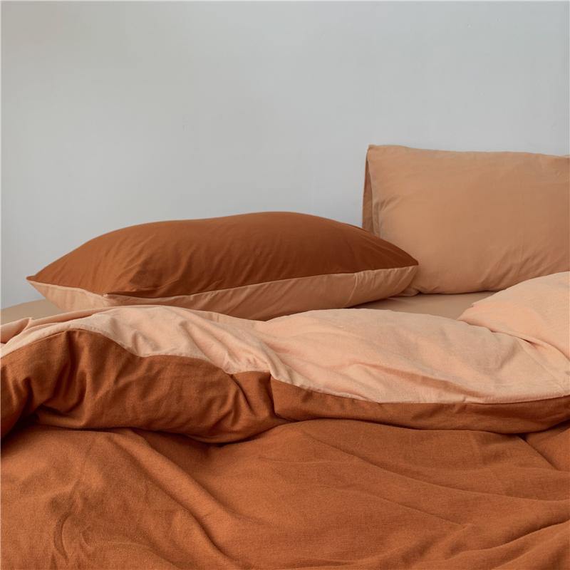  - Ever Lasting - Duo Bedding Set / Orange - Bedding Set - Ever Lasting