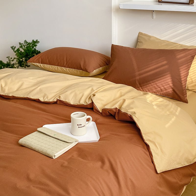 -Ever Lasting - Duo Bedding Set / Orange -Bedding Set -Ever Lasting