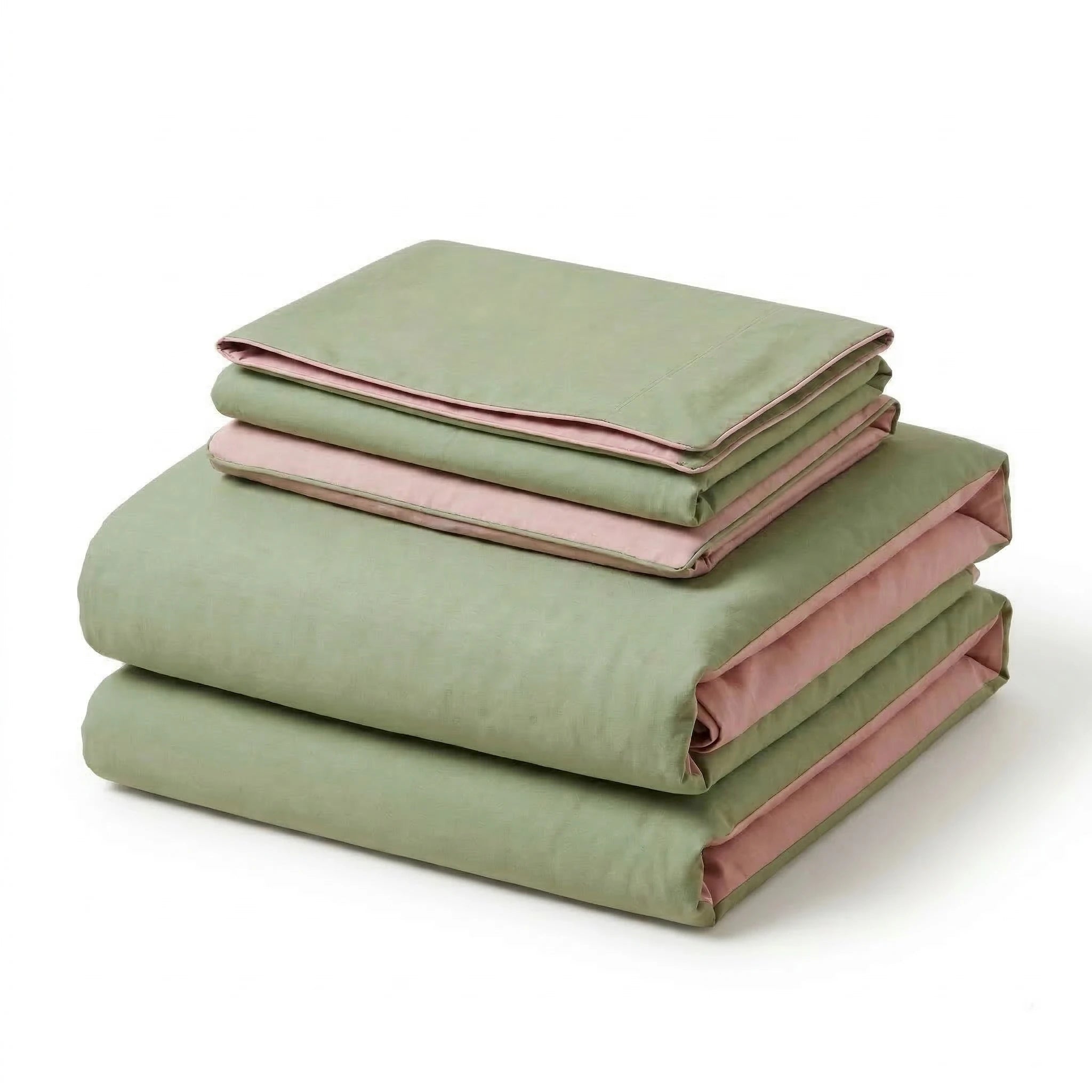  - Ever Lasting - Duo Bedding Set / Pink + Green - Bedding Set - Ever Lasting
