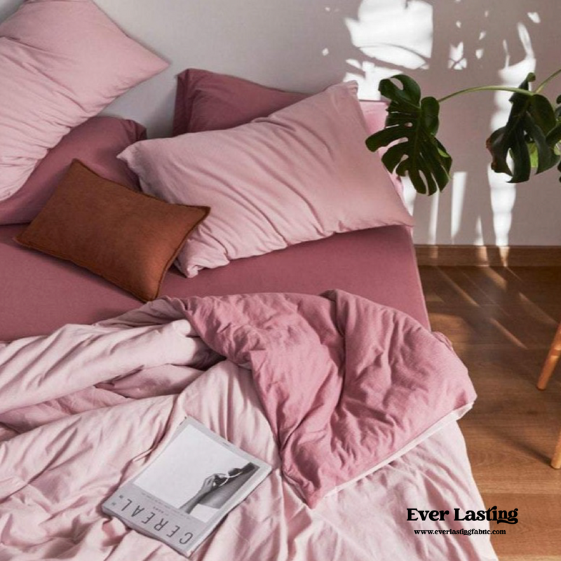 Duo Bedding Set / Pink + Magenta - Ever Lasting