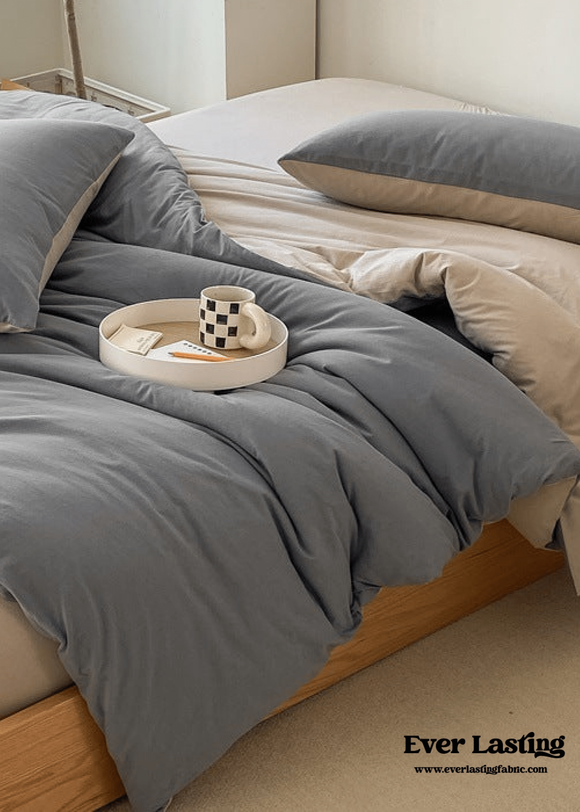  - Ever Lasting - Duo Earth Tone Jersey Knit Bedding Bundle - Bedding Bundle - Ever Lasting