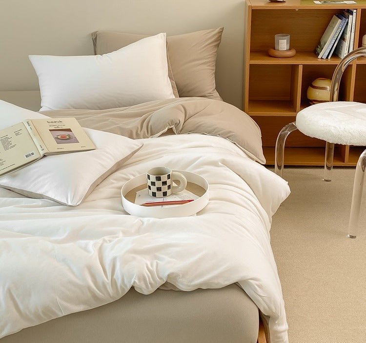  - Ever Lasting - Duo Earth Tone Jersey Knit Bedding Bundle - Bedding Bundle - Ever Lasting