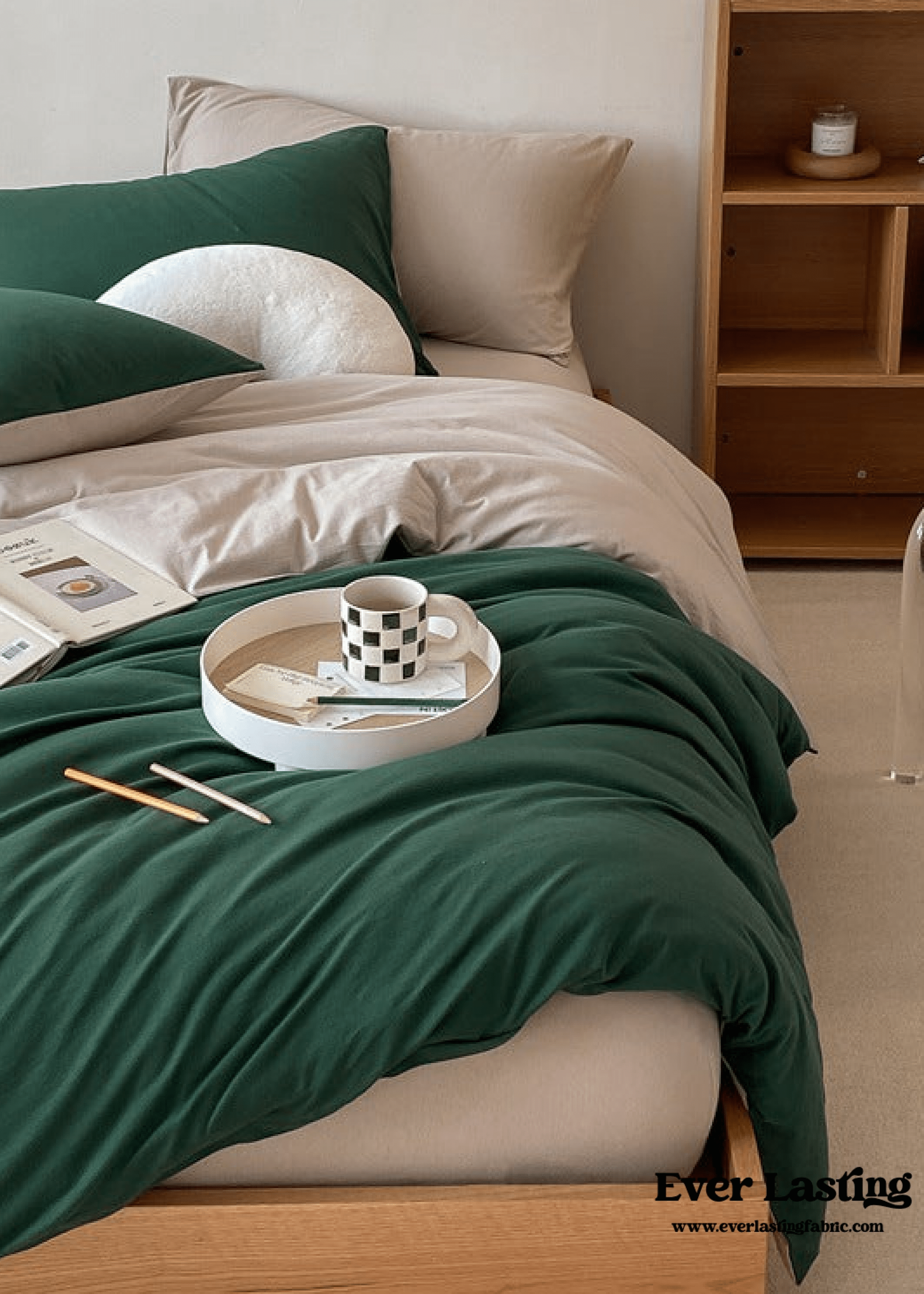  - Ever Lasting - Duo Earth Tone Jersey Knit Bedding Bundle - Bedding Bundle - Ever Lasting