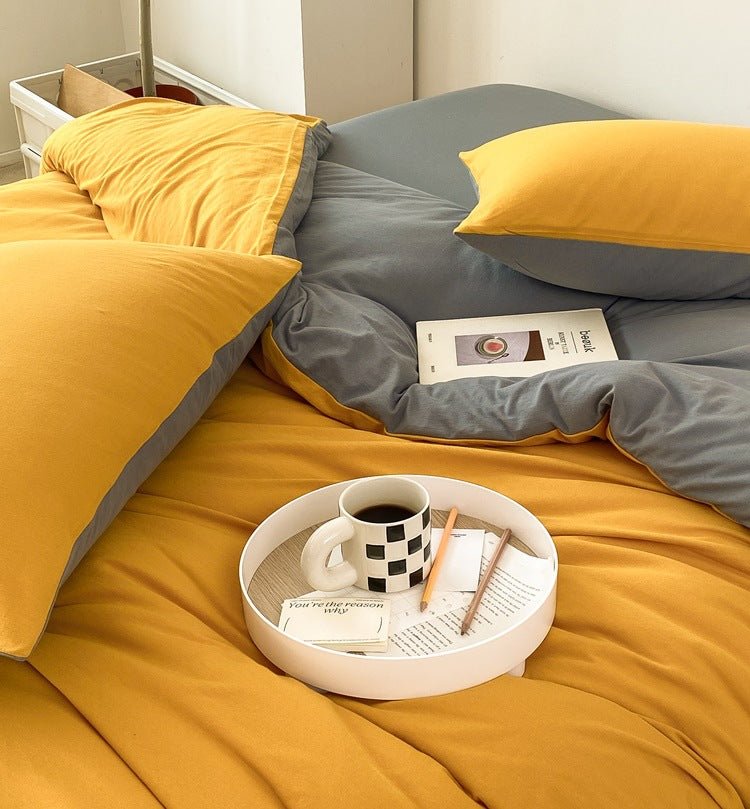  - Ever Lasting - Duo Earth Tone Jersey Knit Bedding Bundle - Bedding Bundle - Ever Lasting