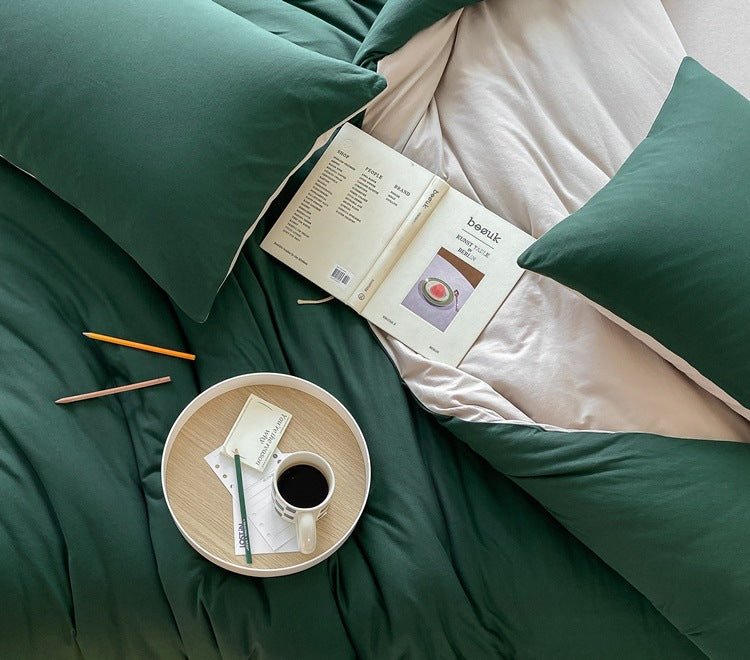  - Ever Lasting - Duo Earth Tone Jersey Knit Bedding Bundle - Bedding Bundle - Ever Lasting