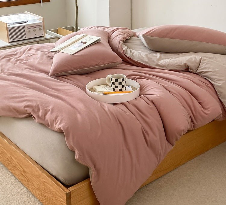  - Ever Lasting - Duo Earth Tone Jersey Knit Bedding Bundle - Bedding Bundle - Ever Lasting