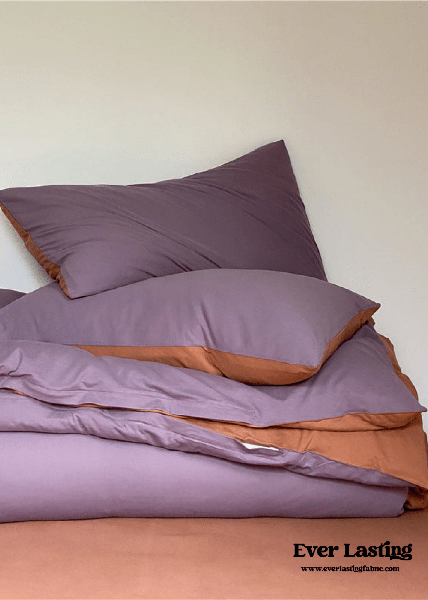 DUO Jersey Knit Bedding Set / Green Blue + Royal Blue - Ever Lasting