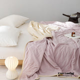 Duo Pastel Cotton Blanket (6 Colors) Blankets
