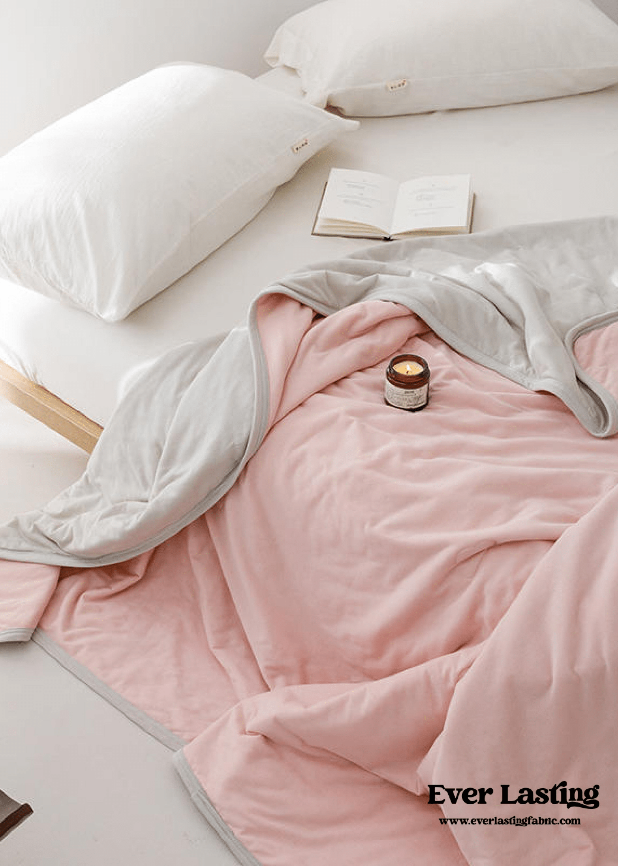  - Ever Lasting - DUO Pastel Cotton Blanket / Purple Yellow - Blankets - Ever Lasting