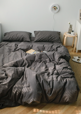 Earth Tone Bedding Set / Dark Blue