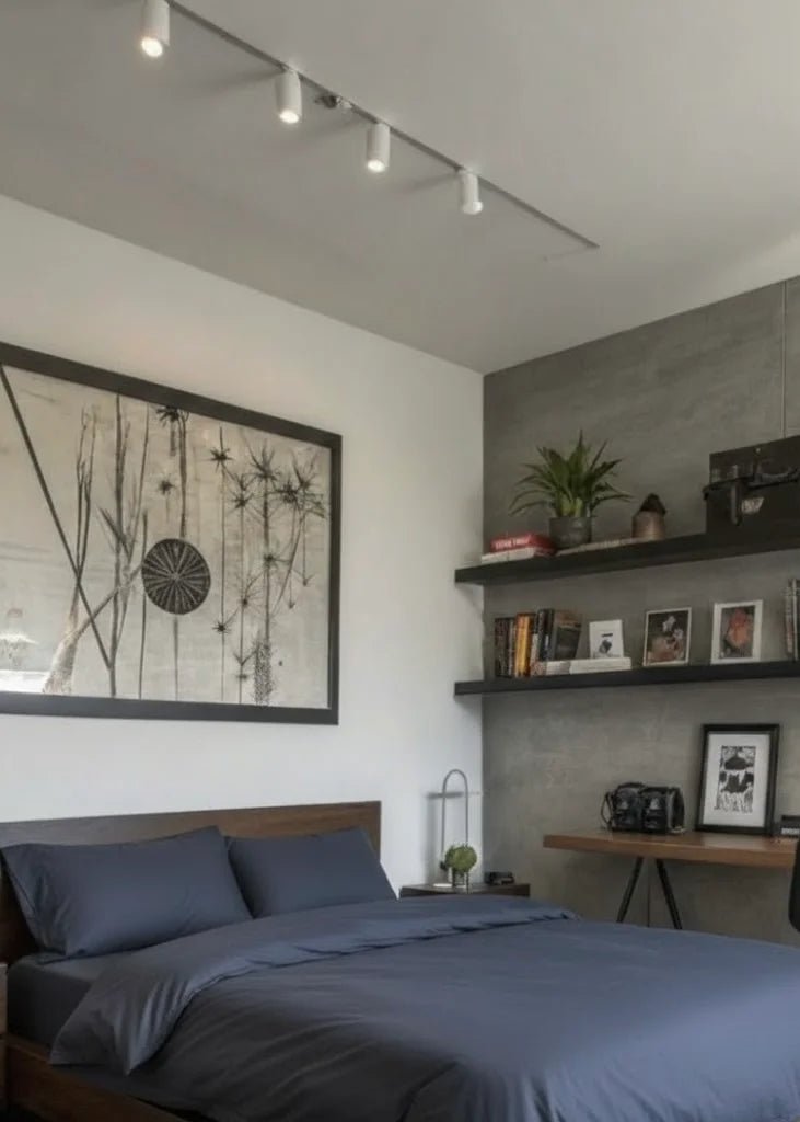  - Ever Lasting - Earth Tone Bedding Set / Dark Blue - Bedding Set - Ever Lasting