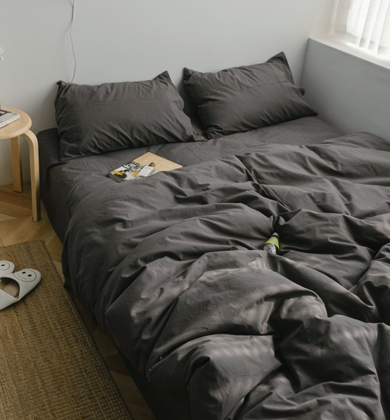  - Ever Lasting - Earth Tone Bedding Set / Gray - Bedding Set - Ever Lasting