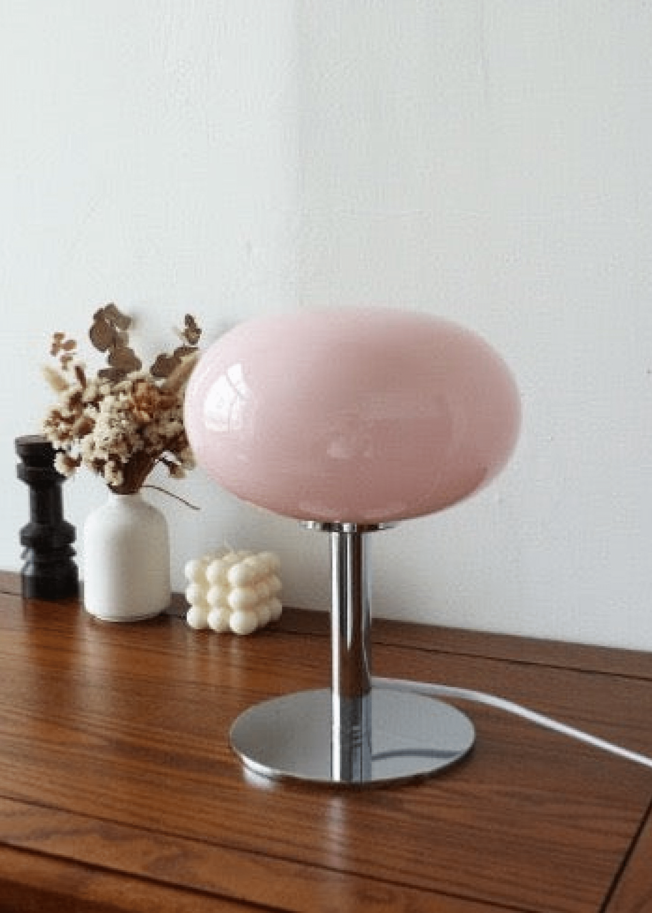  - Ever Lasting - Egg Glass Lamp / Pink - Light - Ever Lasting