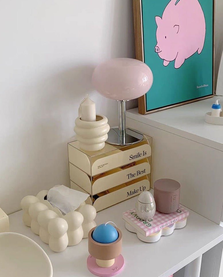  - Ever Lasting - Egg Glass Lamp / White - Light - Ever Lasting