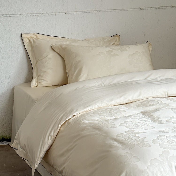  - Ever Lasting - Elara Floral TENCEL™ Bedding Set / White - Bedding Set - Ever Lasting