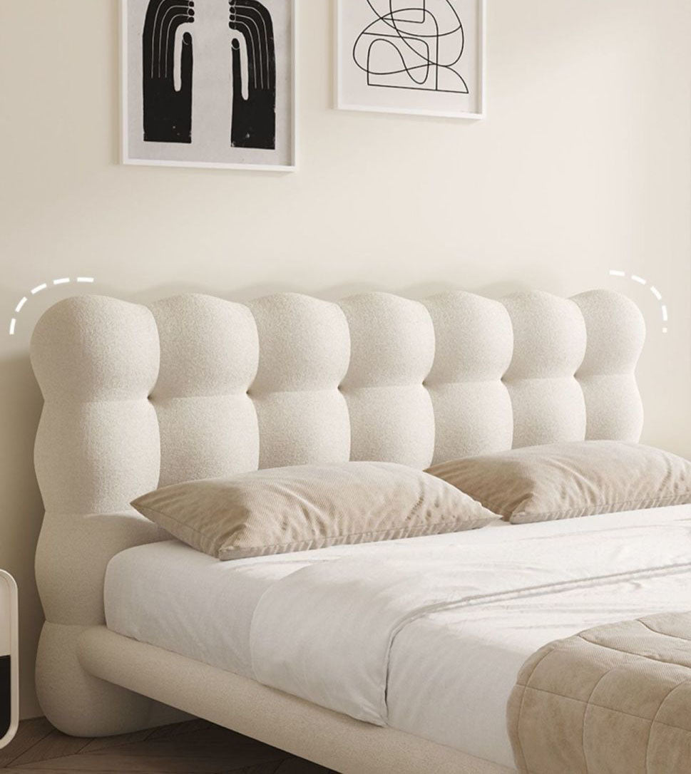  - Ever Lasting - Elevated Marshmallow White Bed Frame - Bed Frame - Ever Lasting