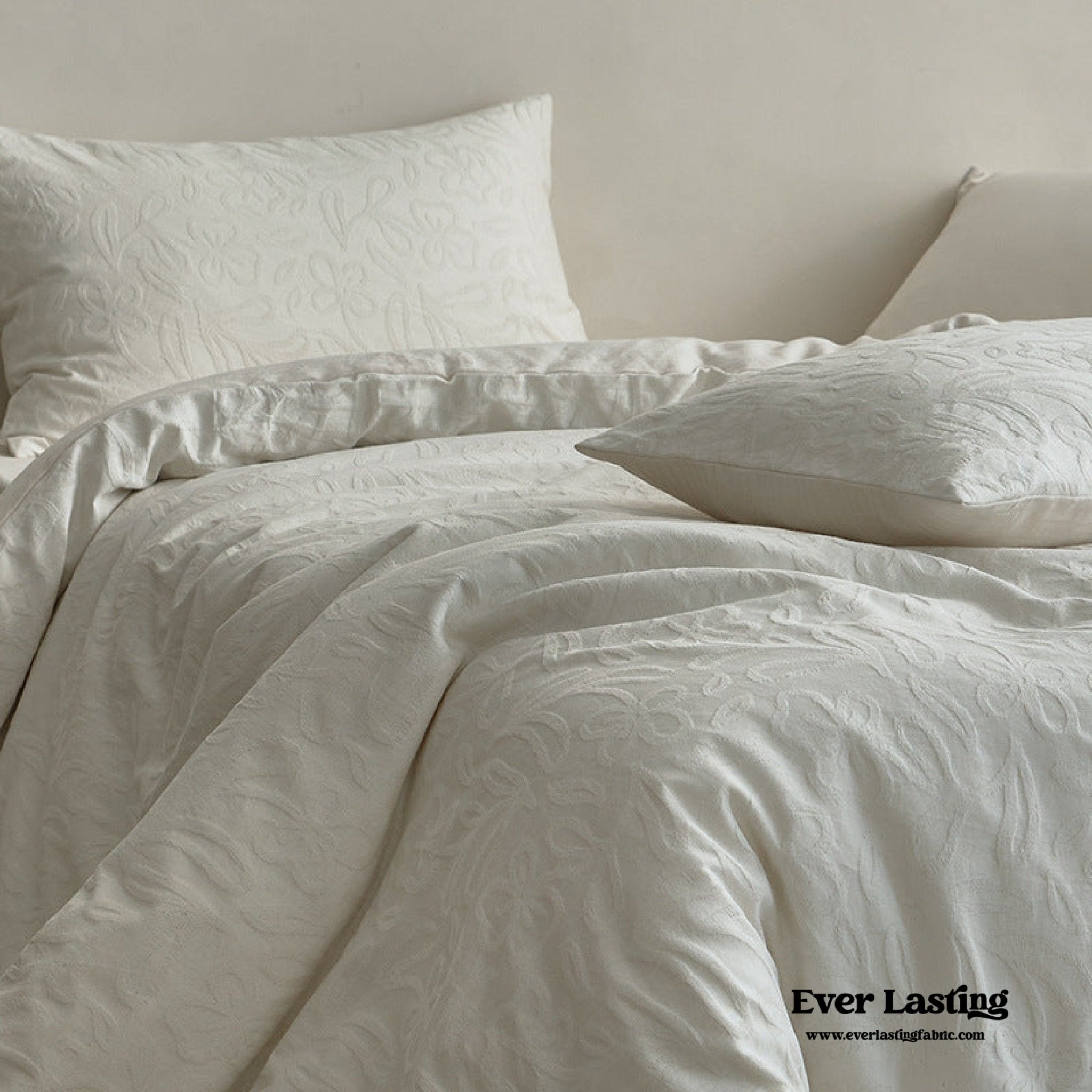 Elin Tencel Silky Jacquard Bedding Set / Garden - Ever Lasting