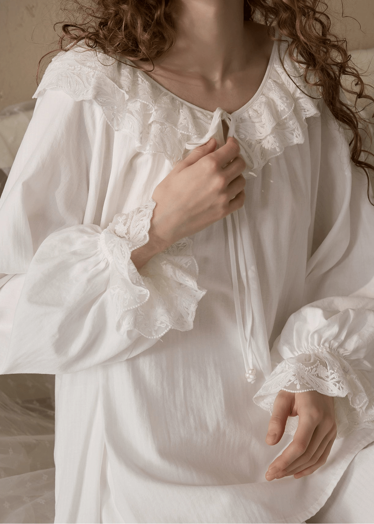  - Ever Lasting - Elise Ruffle Lounge Set / Soft Pink - Pajamas - Ever Lasting