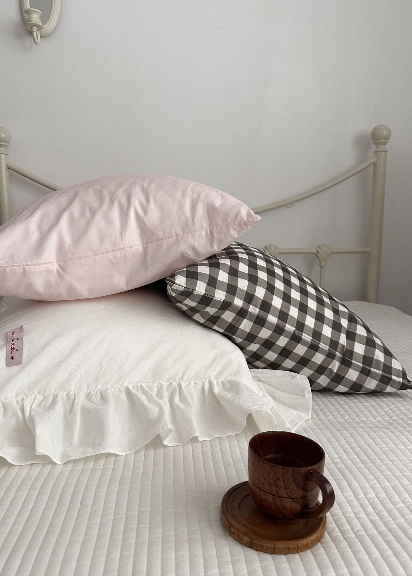 Ella Pure Cotton Pillowcases / Gingham - Ever Lasting