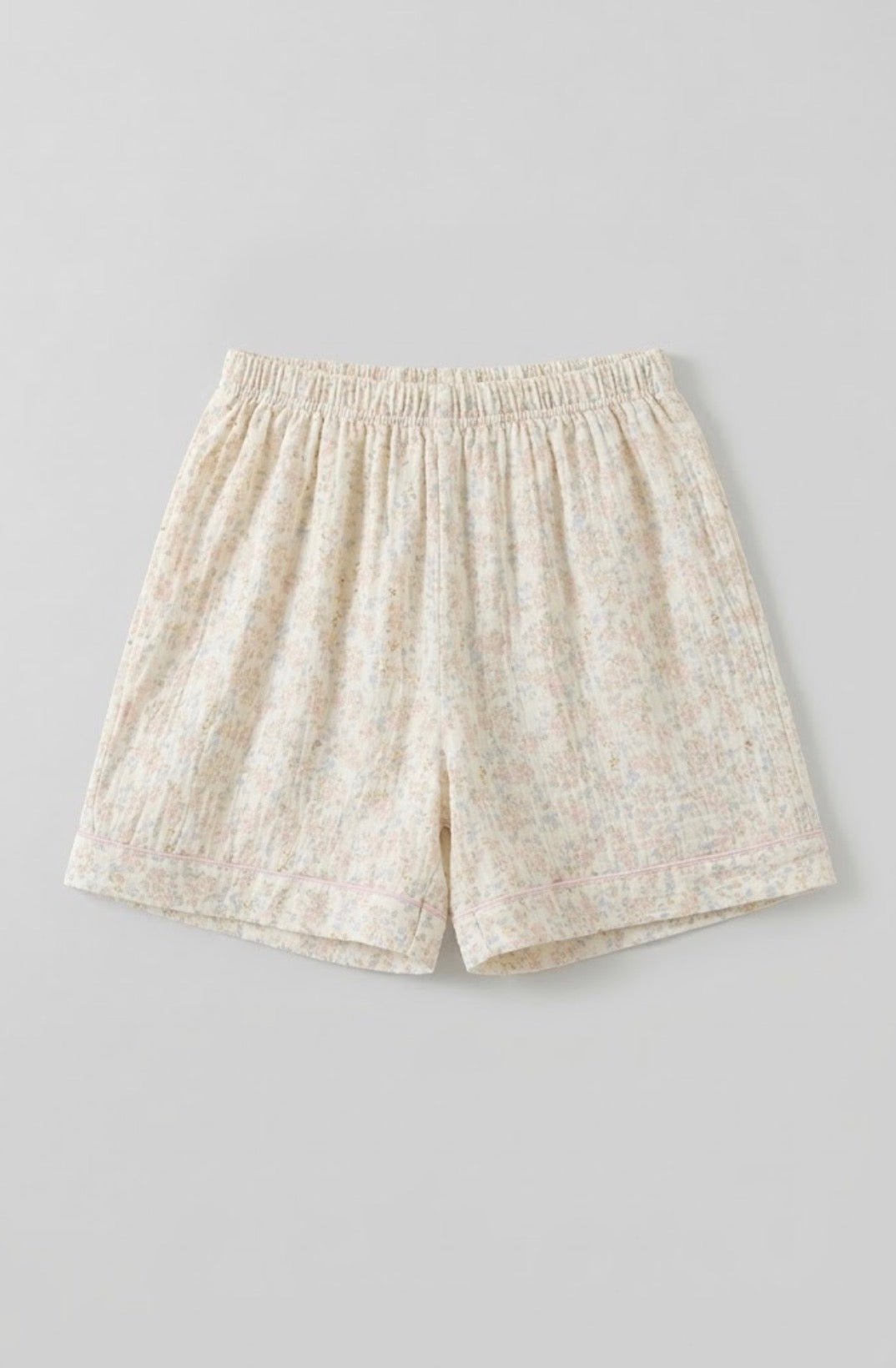 -Ever Lasting - Elle Vintage Inspired Floral Shorts Pajama Set -Pajamas -Ever Lasting