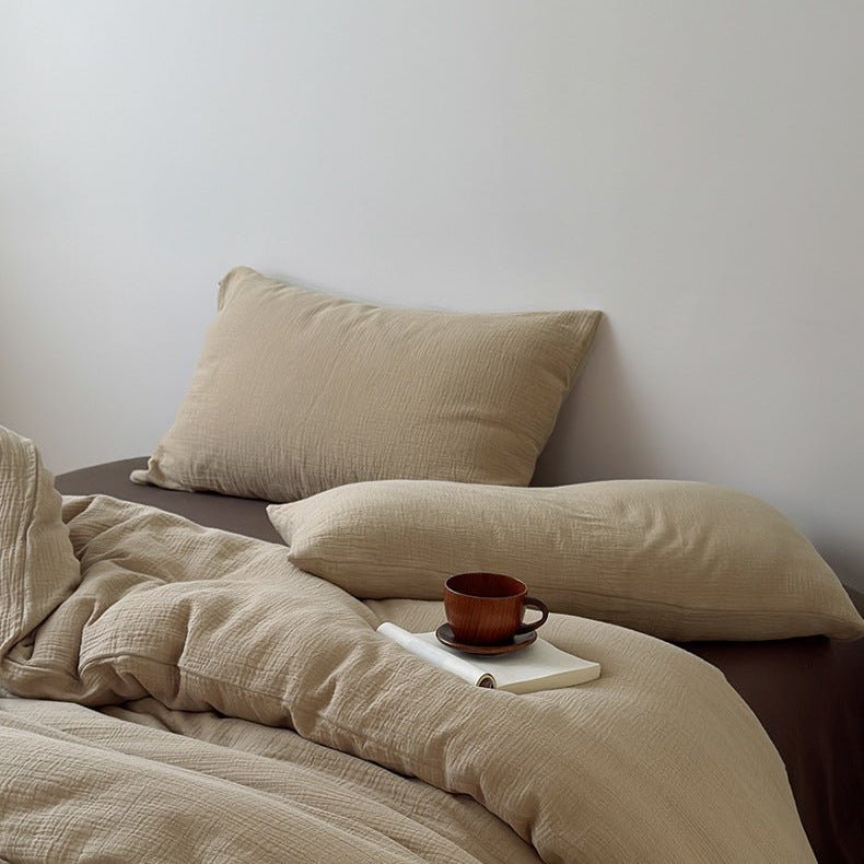  - Ever Lasting - Elliot Pure Cotton Bedding Set / Green - Bedding Set - Ever Lasting