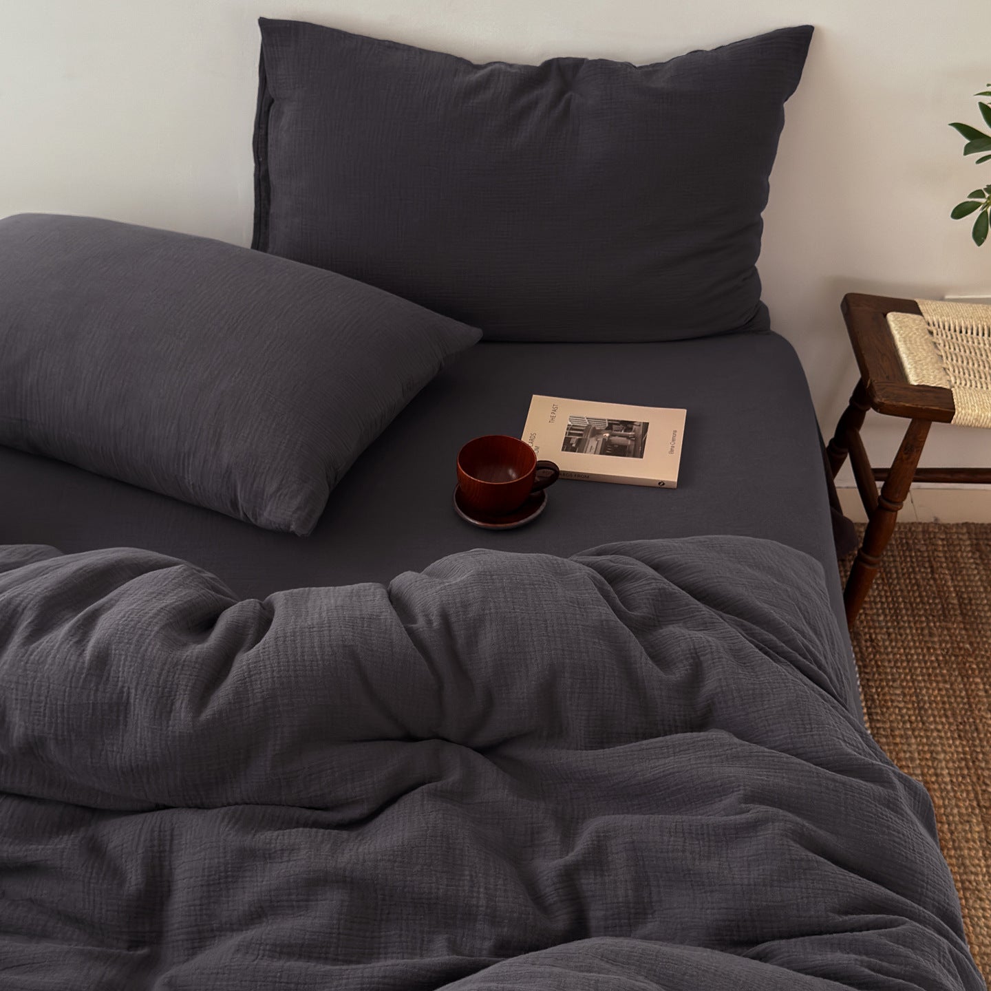  - Ever Lasting - Elliot Pure Cotton Bedding Set / Green - Bedding Set - Ever Lasting