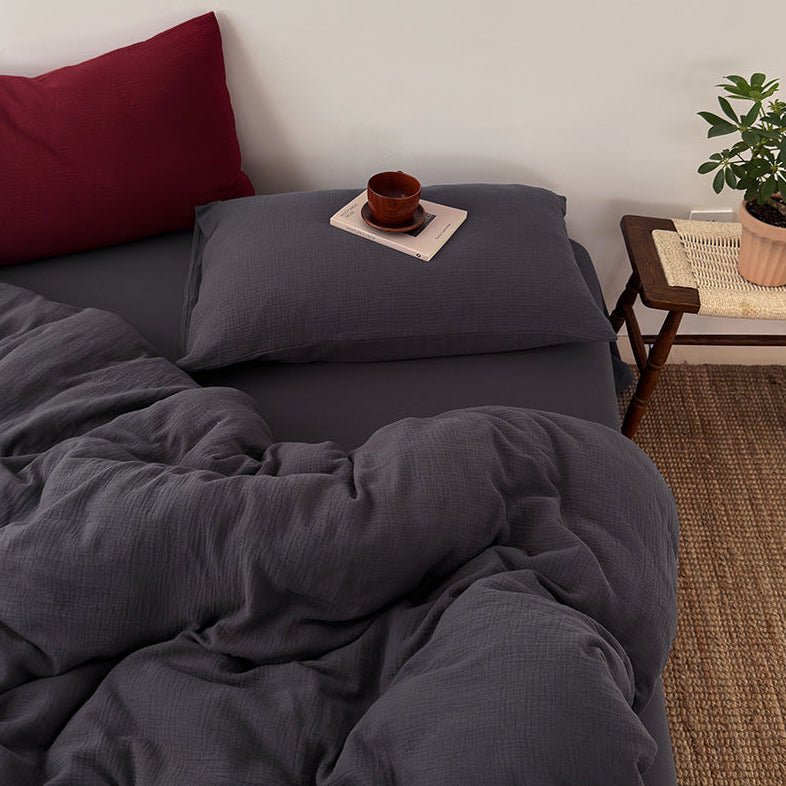  - Ever Lasting - Elliot Pure Cotton Bedding Set / Green - Bedding Set - Ever Lasting