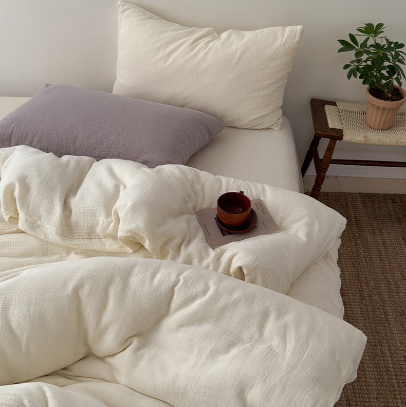  - Ever Lasting - Elliot Pure Cotton Bedding Set / Green - Bedding Set - Ever Lasting