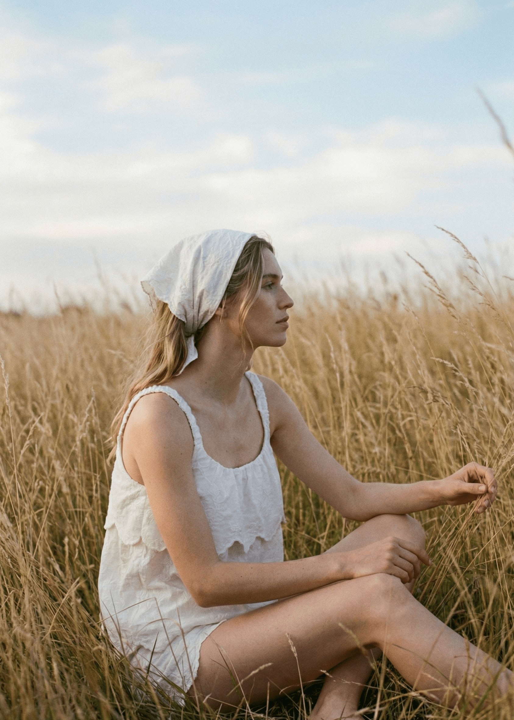  - Ever Lasting - Elodie Embroidered Cotton Gauze PJ Set / White - Pajamas - Ever Lasting