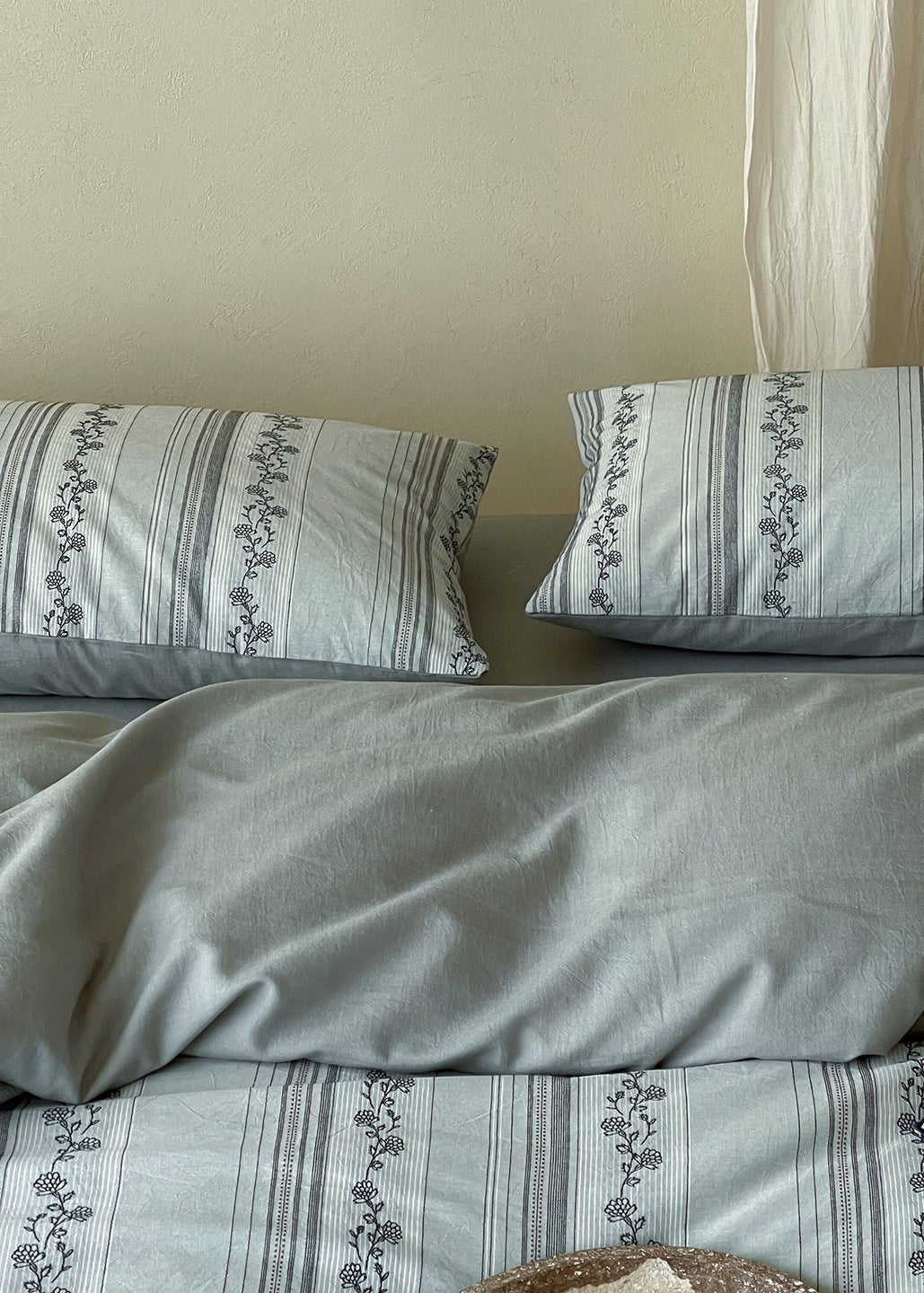 -Ever Lasting - Eloise Jacquard Bedding Set / Beige -Bedding Set -Ever Lasting