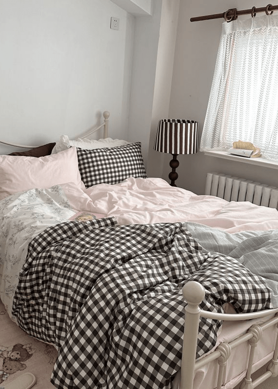 Emi Patchwork Gingham Bedding Bundle - Ever Lasting