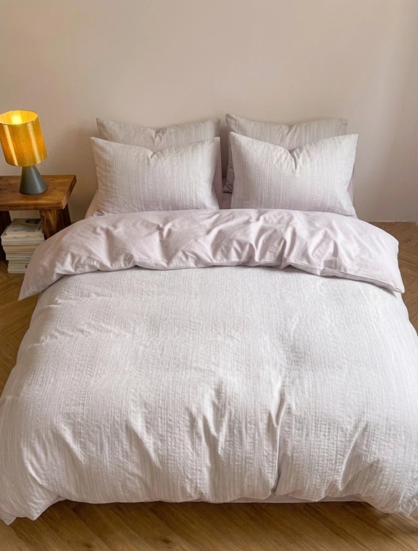 -Ever Lasting - Emma Duo Striped Jacquard Bedding Bundle -Bedding Bundle -Ever Lasting