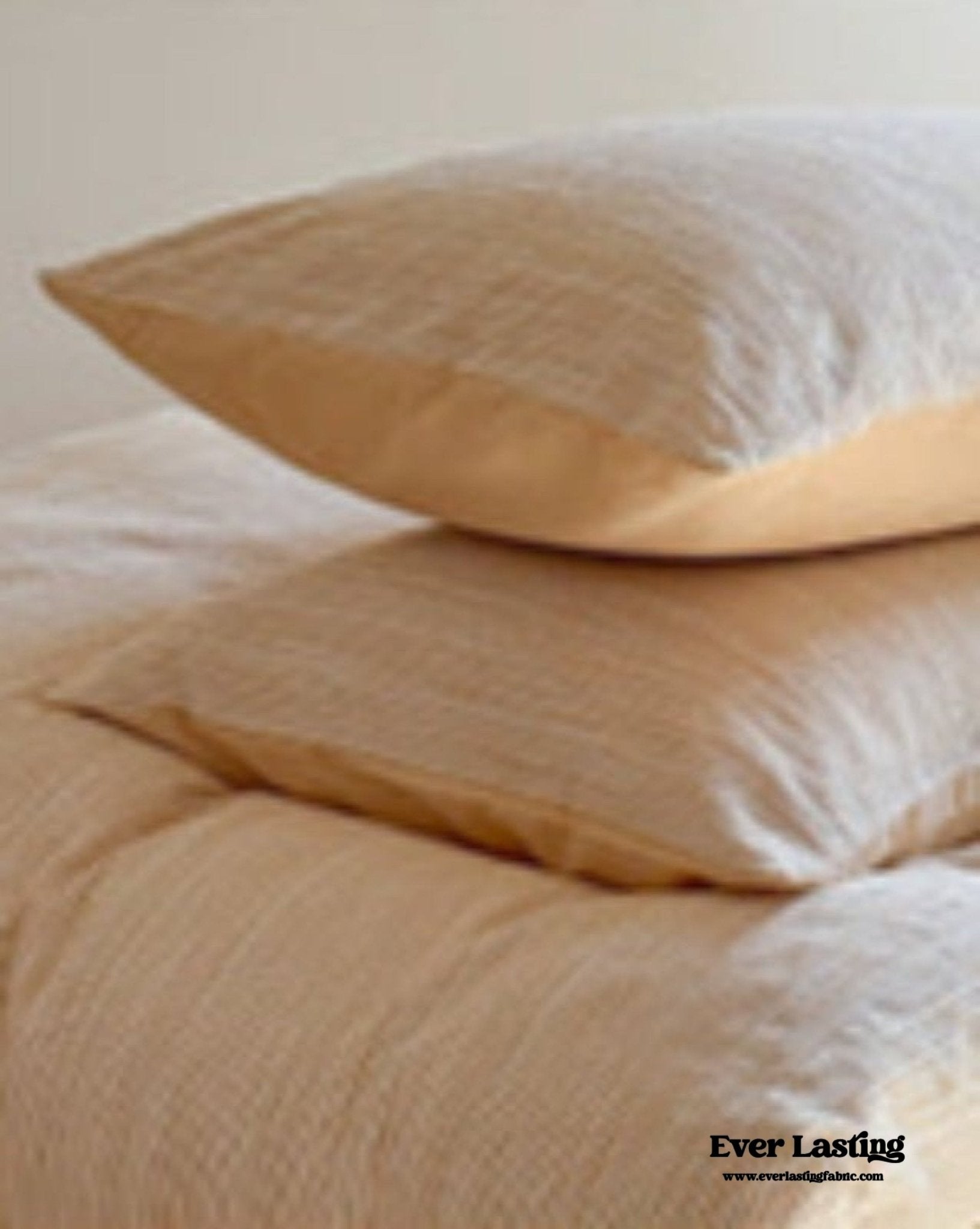 Emma Duo Striped Jacquard Bedding Set / Cream - Ever Lasting