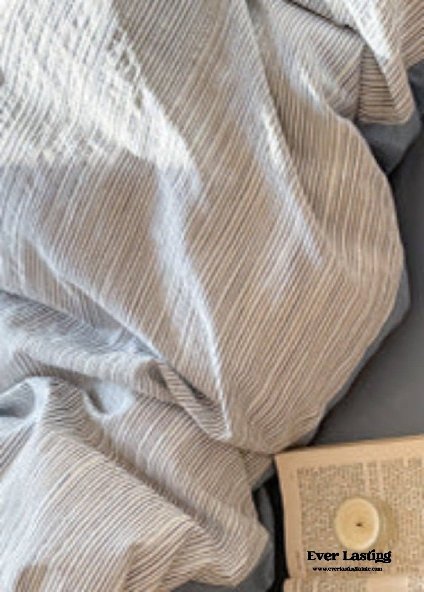 Emma Duo Striped Jacquard Bedding Set / Light Purple - Ever Lasting