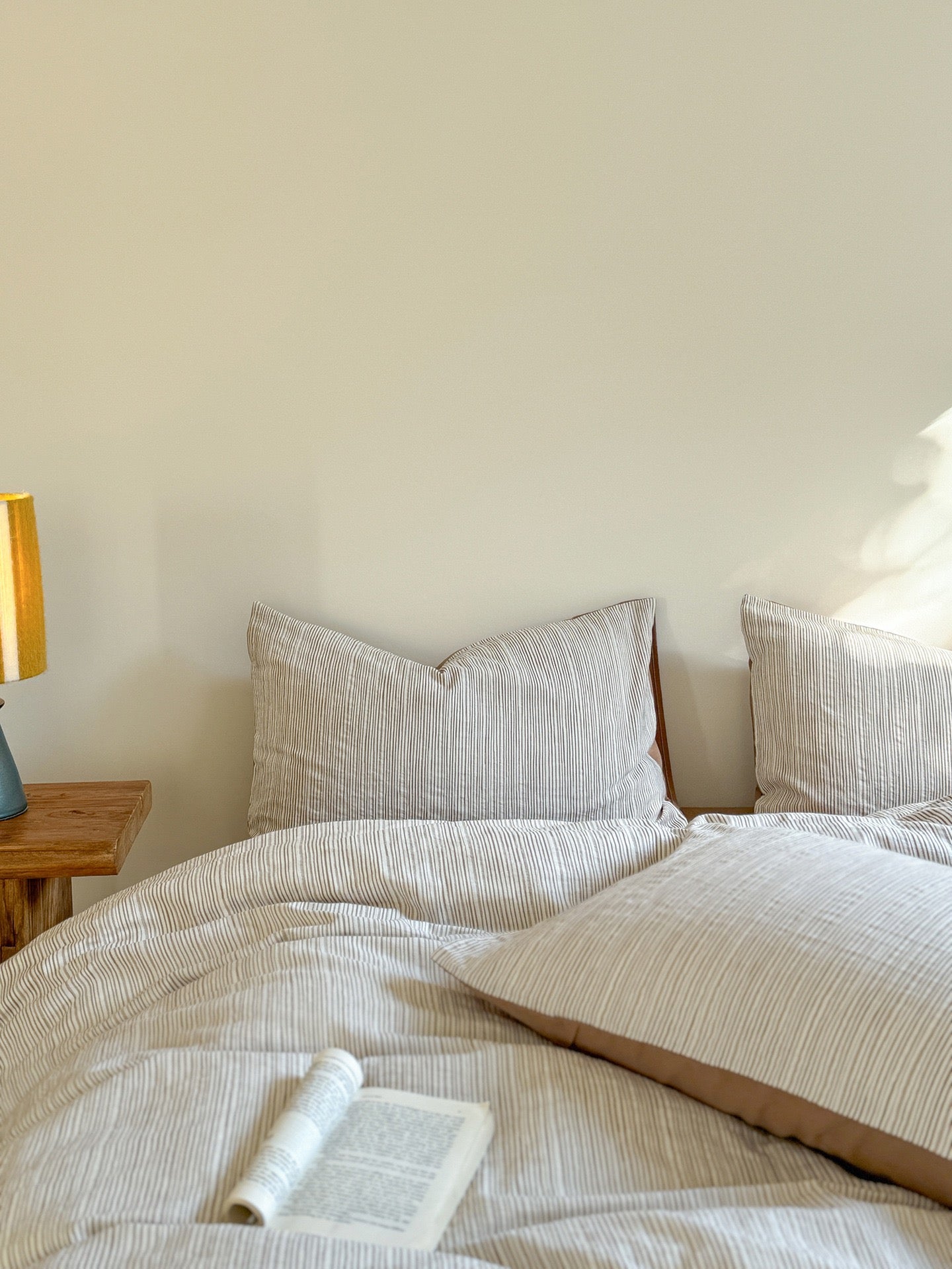  - Ever Lasting - Emma Duo Striped Jacquard Bedding Set / Pink - Bedding Set - Ever Lasting