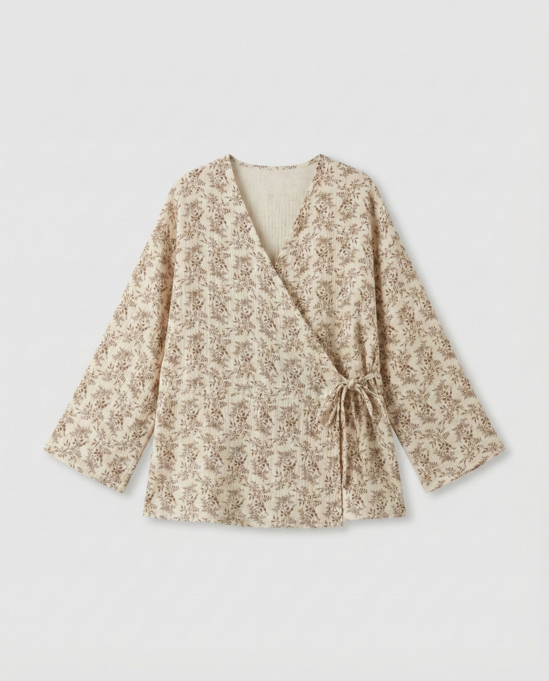  - Ever Lasting - Esme Cotton Yarn Pajama Set / Cream - Pajamas - Ever Lasting