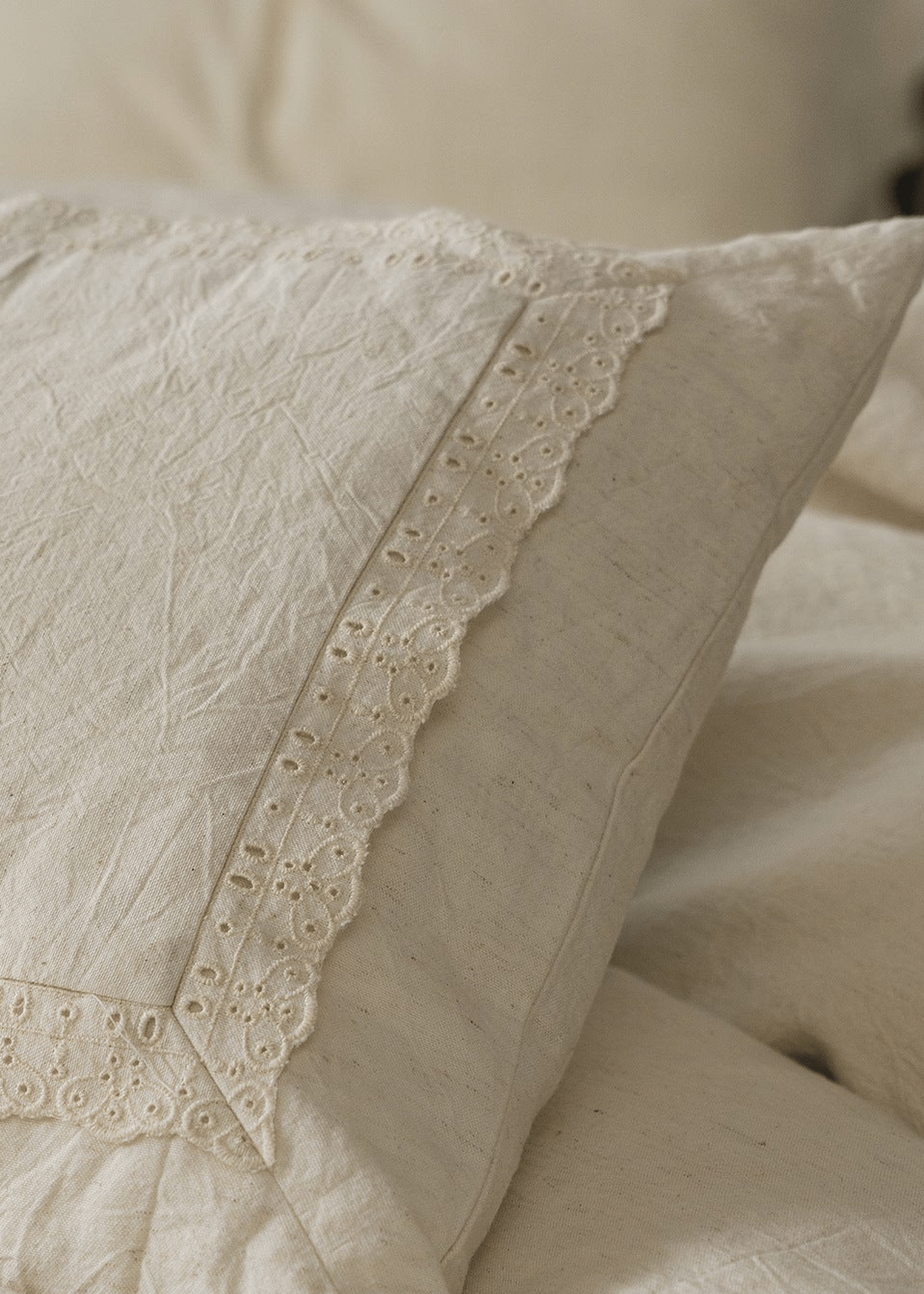  - Ever Lasting - Esme French Linen Cotton Embroidered Floral Bedding Bundle - Bedding Bundle - Ever Lasting