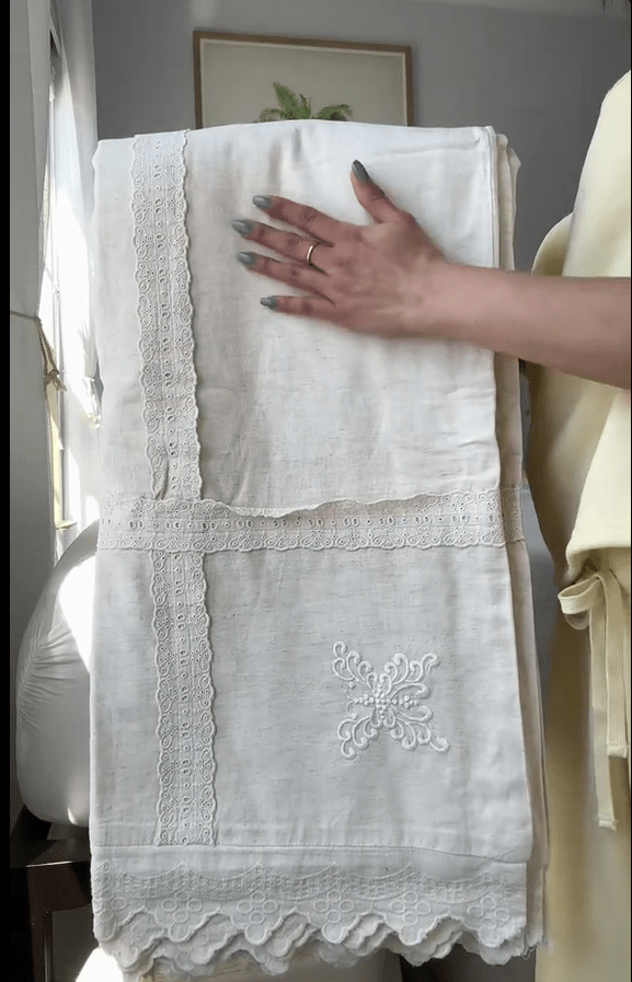  - Ever Lasting - Esme French Linen Cotton Embroidered Floral Bedding Bundle - Bedding Bundle - Ever Lasting