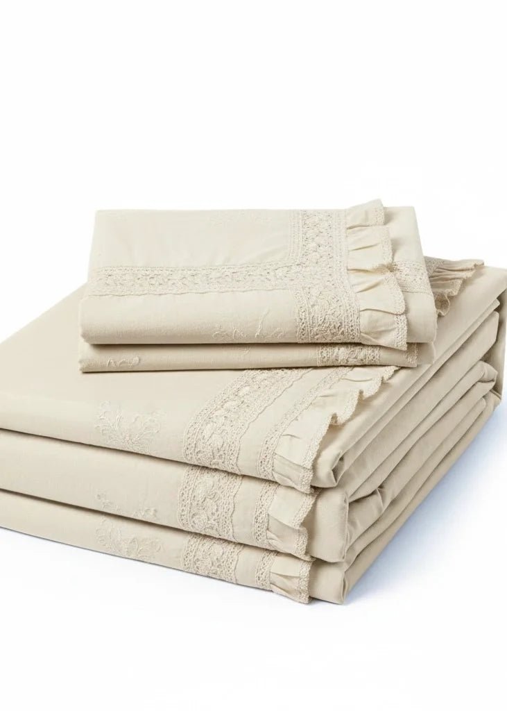  - Ever Lasting - Esme French Linen Cotton Embroidered Floral Bedding Set (Nordstrom) - Bedding Set - Ever Lasting
