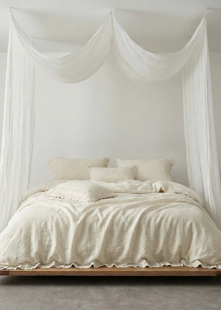  - Ever Lasting - Esme French Linen Cotton Embroidered Floral Bedding Set (Nordstrom) - Bedding Set - Ever Lasting