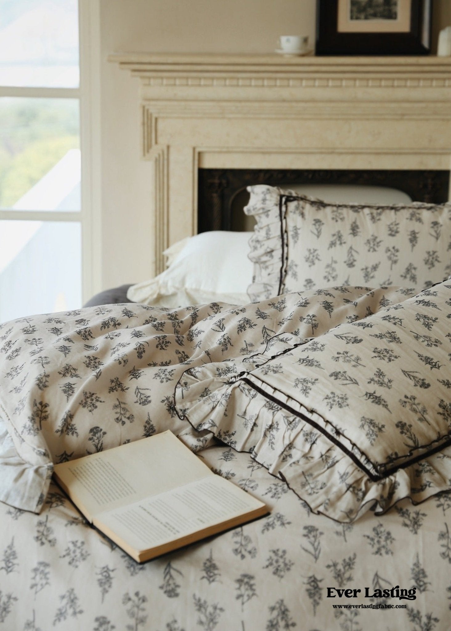 Evelina Baroque Vintage Floral Bedding Set - Ever Lasting