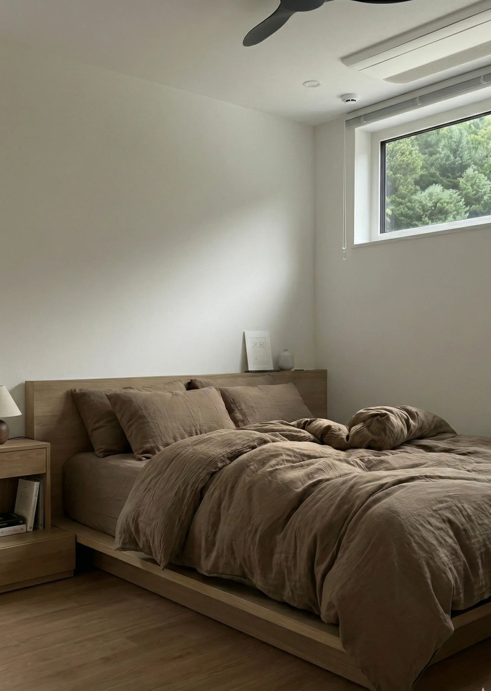  - Ever Lasting - Evelyn Retro Double Gauze Bedding Set / Chestnut Brown - Bedding Set - Ever Lasting