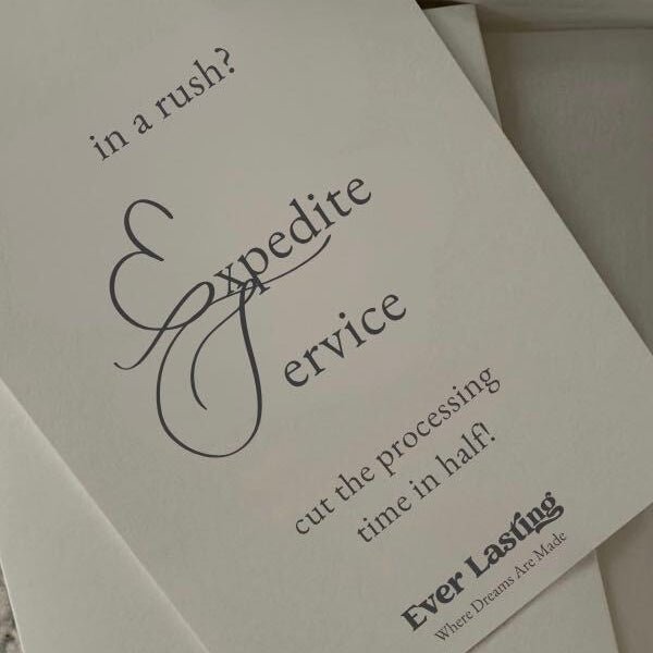  - Ever Lasting - Expedited Service (Save Time on Processing! ⏰ ) - Ever Lasting