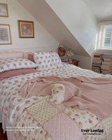 Floral Bedding Set / Pink