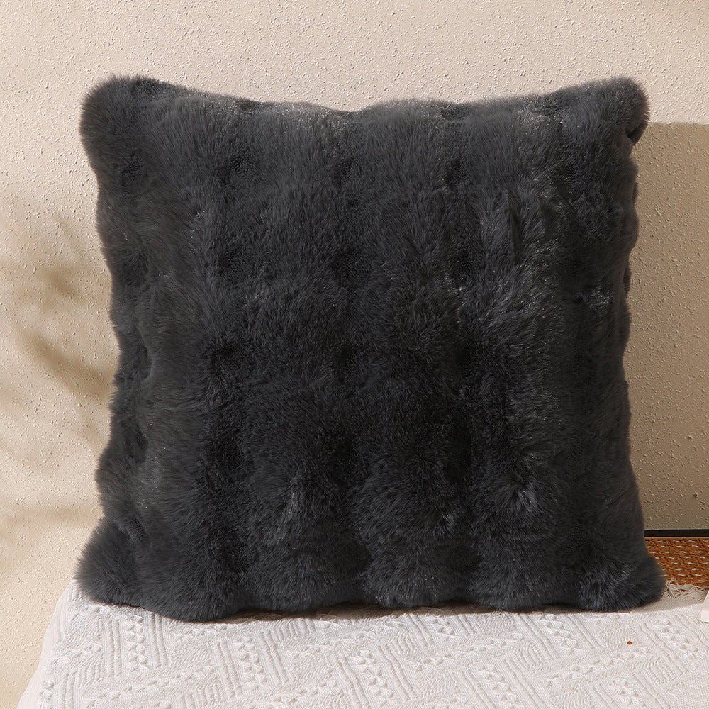  - Ever Lasting - Fluffy Plush Square Pillow / White - Pillow - Ever Lasting