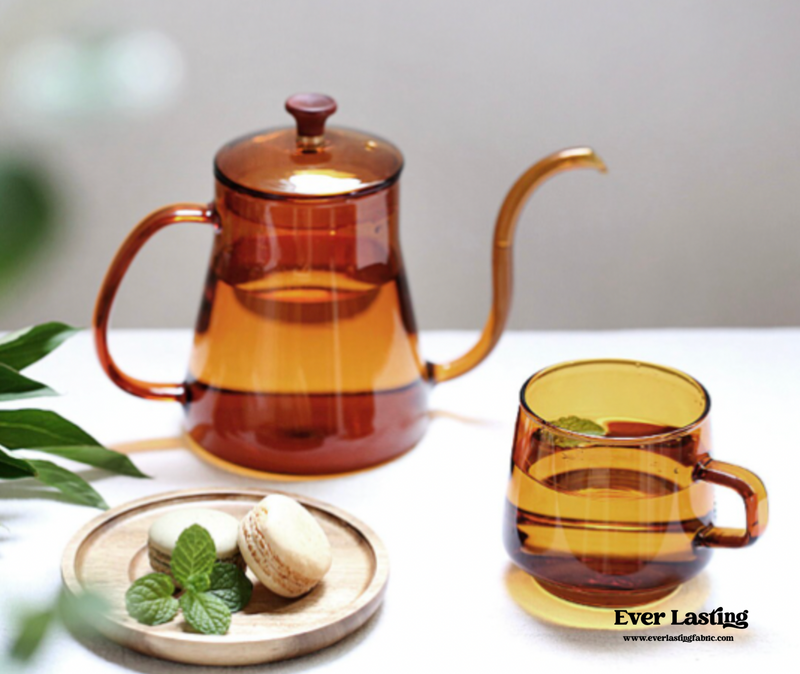 Fluted Glass Pour Over Set Homeware