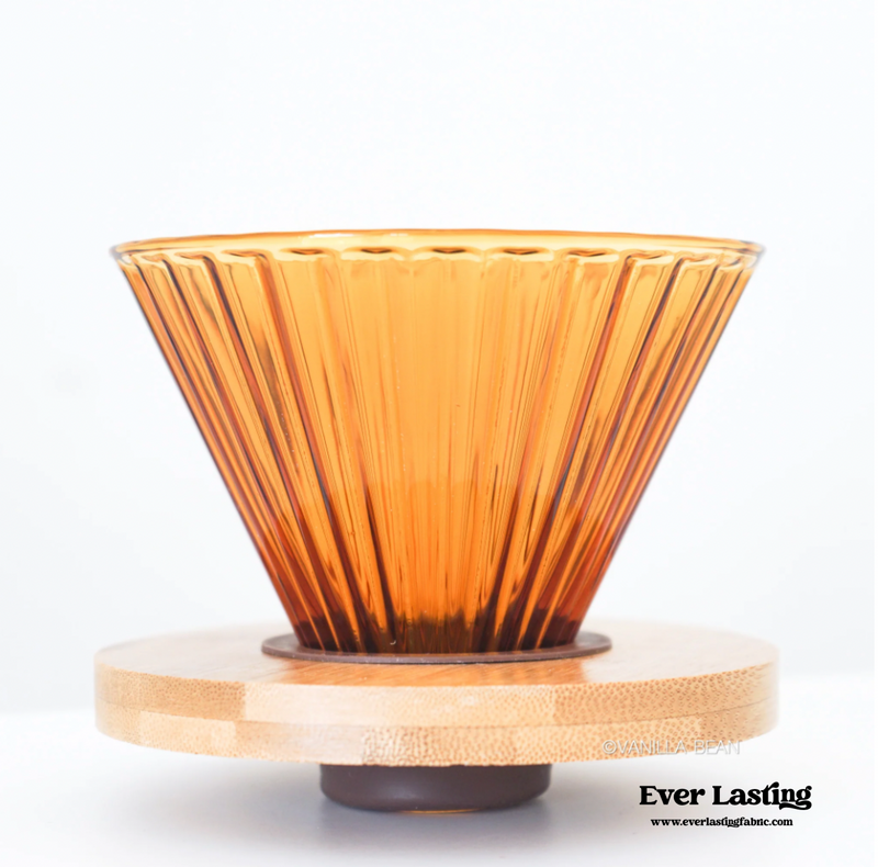 Fluted Glass Pour Over Set Homeware