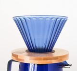 Fluted Glass Pour Over Set Homeware