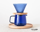 Fluted Glass Pour Over Set Homeware