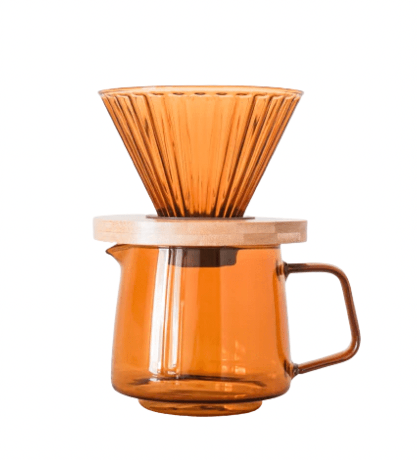  - Ever Lasting - Fluted Glass Pour Over Set - Homeware - Ever Lasting